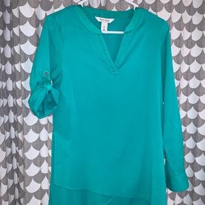 Aqua blouse